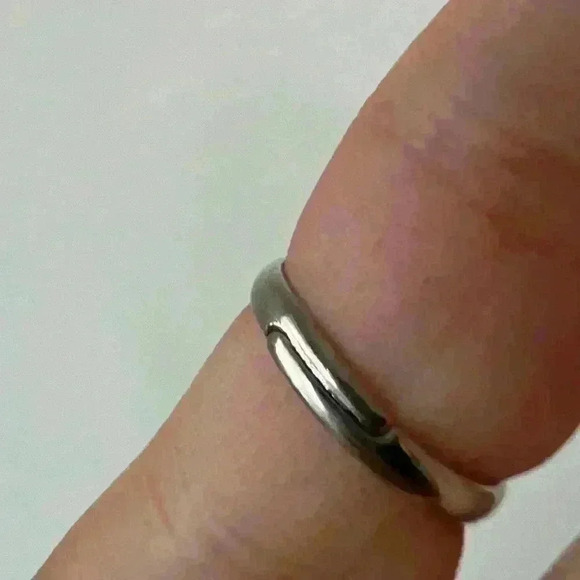 Tim Burton Exhibition Y2K Handmade Stain Boy Silver Adjustable Ring Emo Retro - Picture 7 of 7